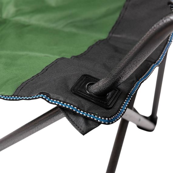 Крісло для риболовлі розкладне туристичне 58х94х95 см складне крісло для для відпочинку на природу Зелене | Зображення 7