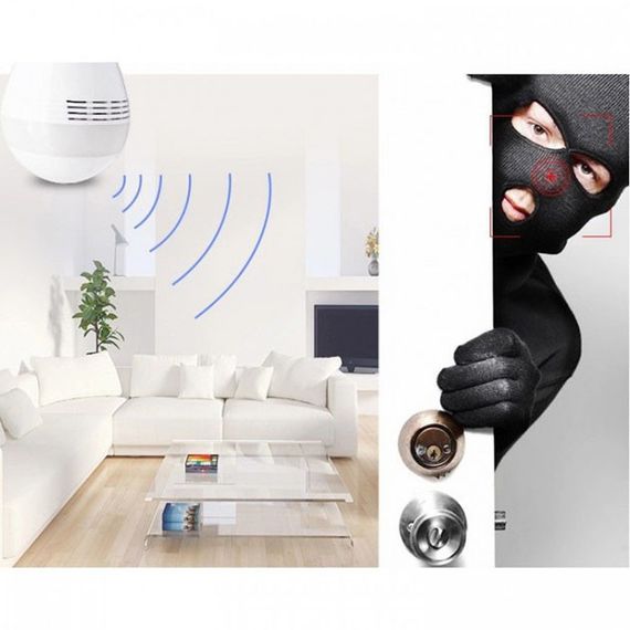 Камера відеоспостереження SMART+DVR WI-FI H302 \ CAD-B13, Панорамна камера відеоспостереження | Зображення 1