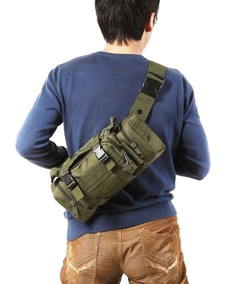 Тактична сумка Molle Combat Sachet хакі | Зображення 2