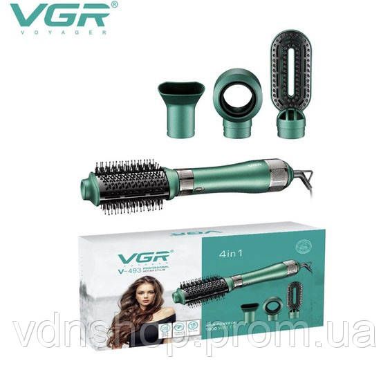 Фен с холодным воздухом для укладки VGR V-493, Фен стайлер щетка с холодным воздухом VH-10 | Зображення 9