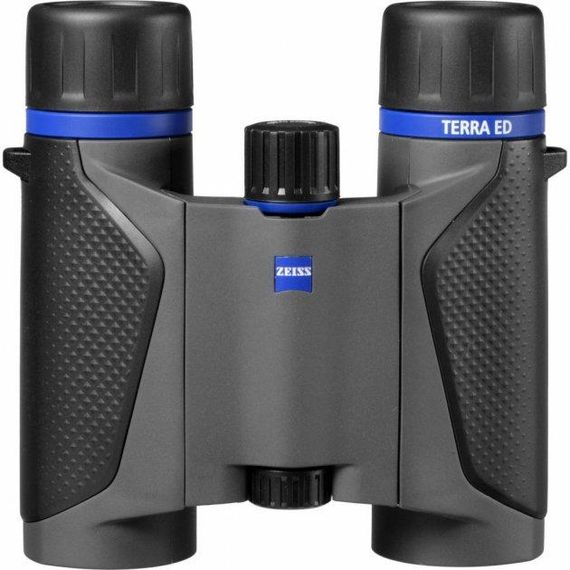 Бинокль Zeiss Terra ED Pocket Black Grey 10х25 Тактический бинокль Бинокль для военных Бинокль | Зображення 2