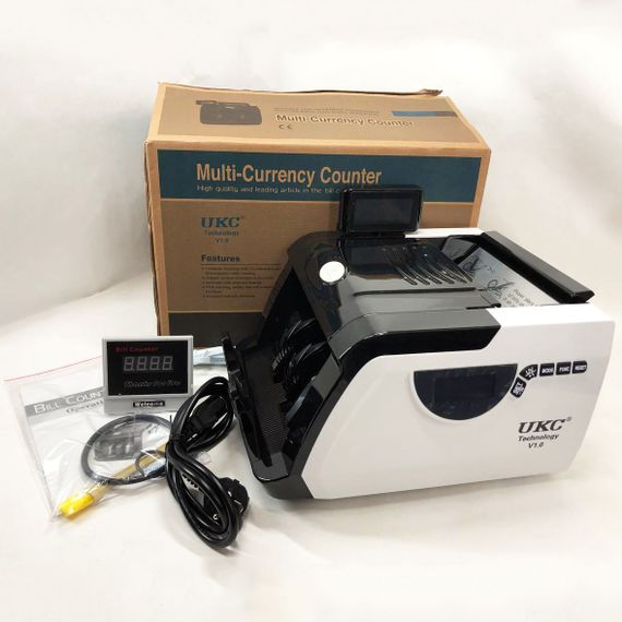 Машинка для проверки денег Bill, Денежный аппарат, Машинка для счета денег, Счетчик банкнот валют купюр ON-76 | Зображення 8