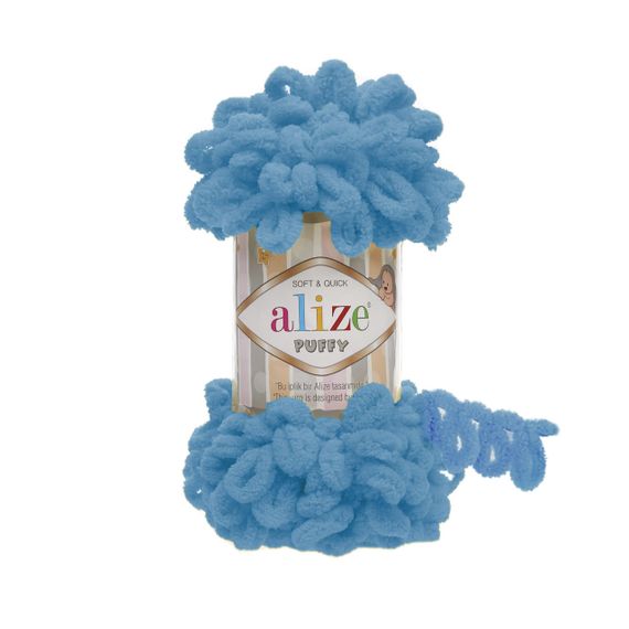 Пряжа Alize Puffy 16 алізе пуффі плюшева