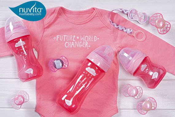 Пустышка симметрическая Nuvita NV7085 Air55 Cool 6m+ &quot;бант&quot; светящаяся в темноте цвет розовый (NV7085GF) | Зображення 4