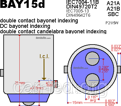 Світлодіодна автолампа 1157(P21/5W)-S25-BAY15D- 20W XM-L U2*2PCS (750Lm) | Зображення 5