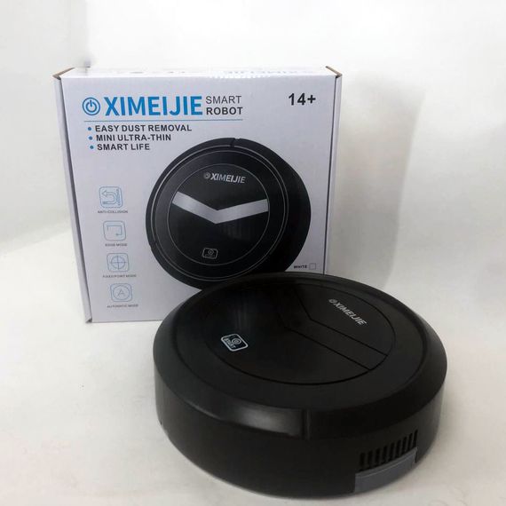 Автоматичний Робот-пилосос розумний пилосос на акумуляторі Ximei Mop для прибирання. Колір: чорний | Зображення 9