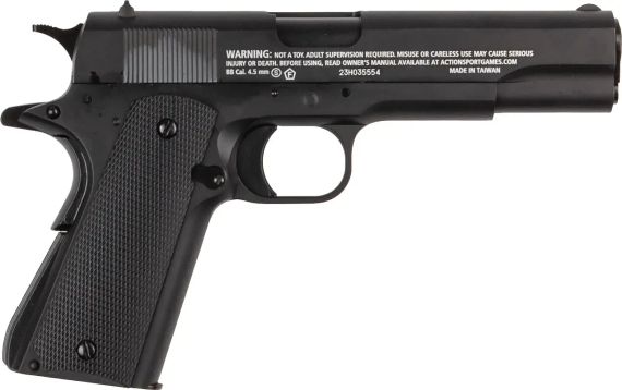 Пістолет пневматичний ASG US-C. Blowback. СО2 кал. 4,5 мм BB | Зображення 1