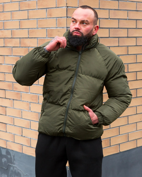 Куртка-пуховик Исландия хаки S | Зображення 2