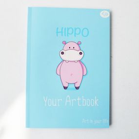 Блокнот 4Profi Artbook hippo 48 арк. формат А5 902323