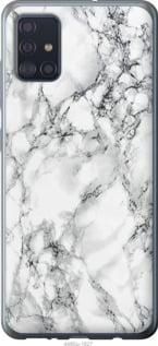 Чехол на Samsung Galaxy A51 2020 A515F Мрамор белый из пластика FCh_043251
