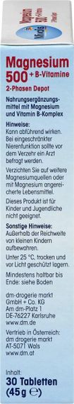 Вітаміни "Міволіс Магній 500 мг. + вітаміни групи В" тривалої дії, для зміцнення серцево-судинної, нервової систем, Німеччина | Зображення 3