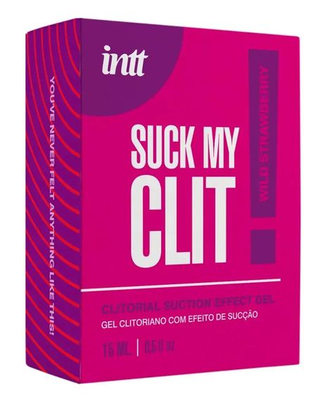 Гель для кліторальної стимуляції - Intt Suck My Clit Wild Strawberry, 15 мл Sex Aura | Зображення 3