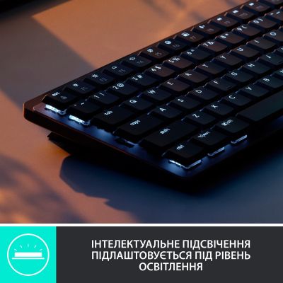Клавиатура Logitech MX Mechanical Mini Minimalist UA Graphite (920-010780) | Зображення 9