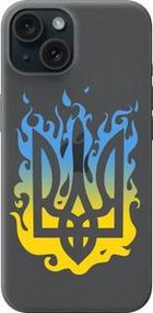 Чохол на iPhone 15 Герб із силікону FCh_009177