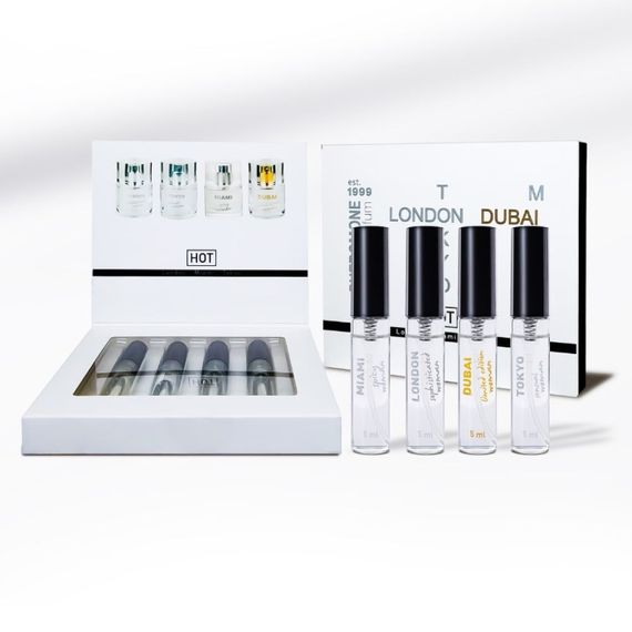 Набор женских парфюмов с феромонами HOT LMTD Pheromone Perfume Women, 4x5 мл sexstyle