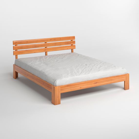 Двоспальне дерев&#039;яне ліжко Mebigrand Новара Вільха 160х200 см (MBG-4063) | Зображення 1