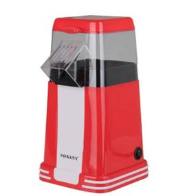Аппарат для попкорна Sokany SK-289 настольный, Красный