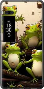 Чехол на Meizu Pro 7 Plus Жабки "5656u-1131-17620"