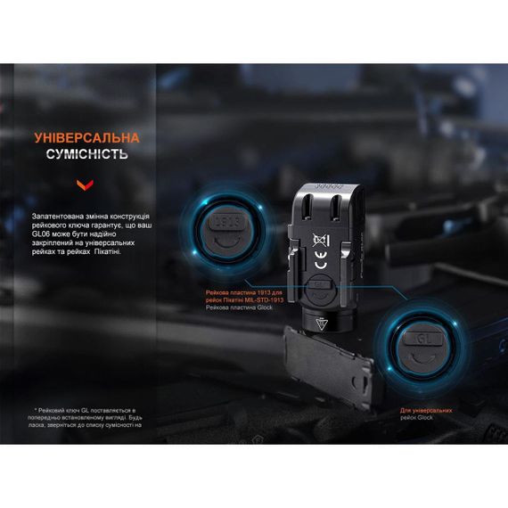 Ліхтар до пістолета Fenix GL06-365 | Зображення 6