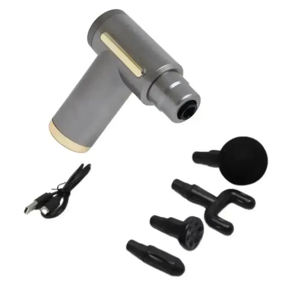 УЦЕНКА! Массажер мышечный ручной Massage Gun Аккумуляторный (Повреждение корпуса 3454) | Зображення 5