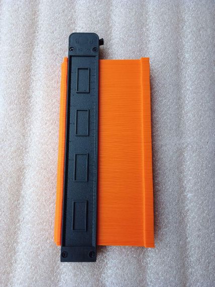 Строительный шаблон для переноса контуров, длина 25см, глубина 6см, с фиксатором | Зображення 4