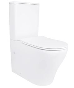 Унітаз підлоговий Qtap Virgo Ultra Quiet з сидінням Slim Duroplast/ Soft-close/ Quick Release QT18226092AW