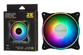 Корпусной вентилятор 2E GAMING (F120OI-ARGB) 120мм,3+3pin5VAura,черн.лопасти,рамка, outer-inner LED (2E-F120OI-ARGB)