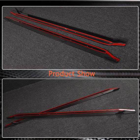 Накладки на пороги V6 (для G80, Карбон) для BMW 3 серія G20/21 2018- рр | Зображення 3