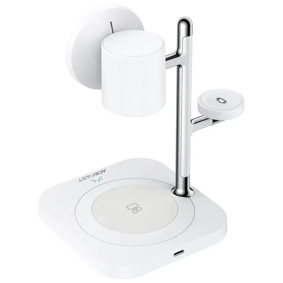 БЗП Acefast E39 desktop 4in1 Qi2 32.5W White | Зображення 4