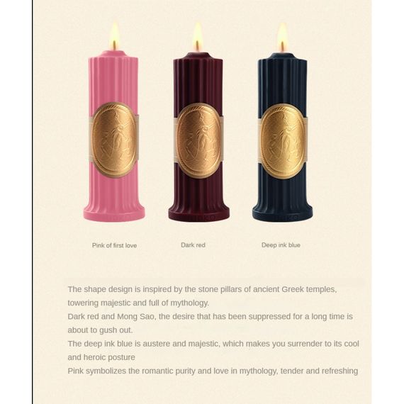 Свічка низькотемпературна рожева Low temperature wax candle 150 г | Зображення 1