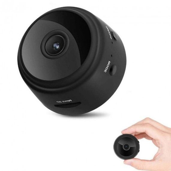 Міні Камера ip Відеоспостереження Wi-Fi FullHD 1080 Action Camera A9 Бездротова c Датчиком Руху - Нічна Зйомка Black | Зображення 2