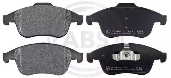Колодки передні гальмівні Megane III 08-/Scenic 09- (37749) ABS | Зображення 1