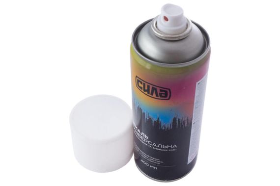 Емаль універсальна RAL 9010 біла матова 400 мл СІЛА 951306 | Зображення 1