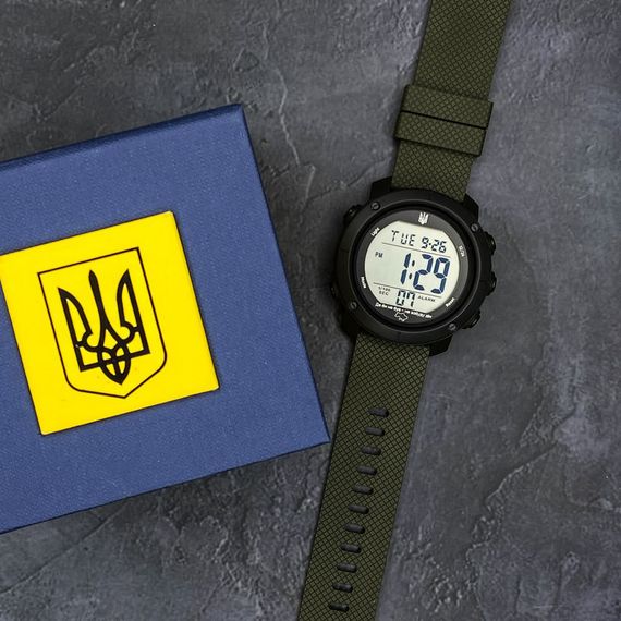 Годинник наручний Awarder 032 Де би не був Army Green-Black-Black | Зображення 5
