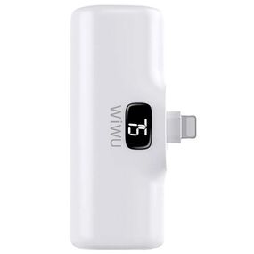 Портативний ЗП Power Bank WIWU Wi-P017-L Lightning 5000 mAh White
