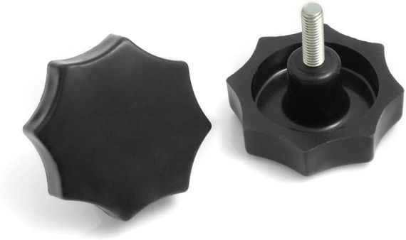 Прижимная ручка, Ручка-звездочка, прижимная ручка М10 Ø50, набор 4 шт, зажимная ручка | Зображення 1