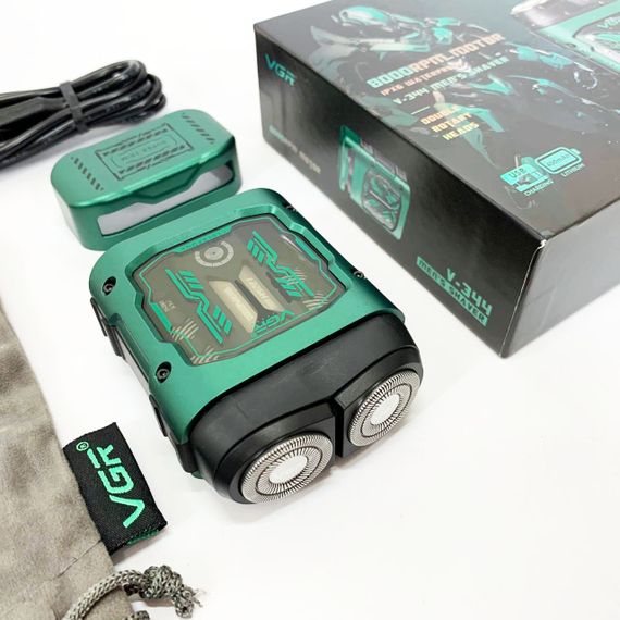 Електробритва VGR V-344. Колір: зелений | Зображення 1