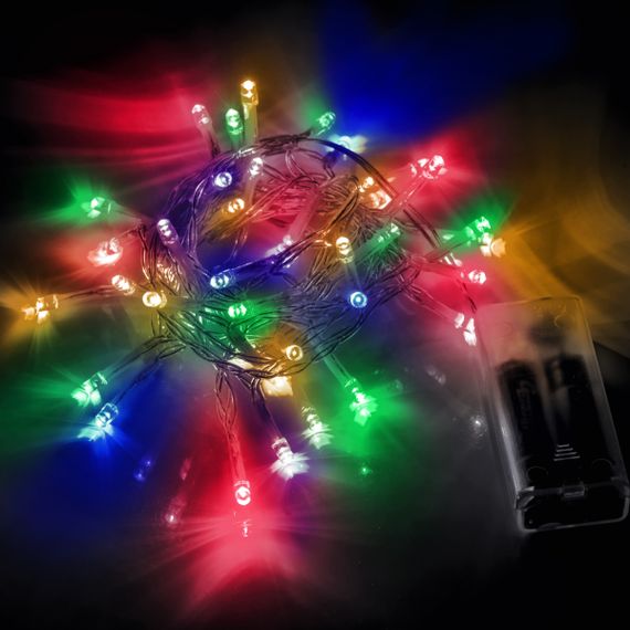Электрическая гирлянда YES Нить 975053 2.8 м 41 LED мультиколор | Зображення 1