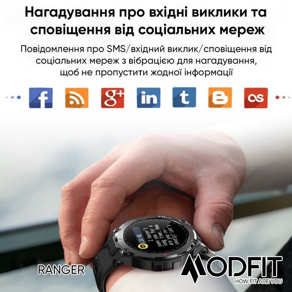 Годинник M3odfit  Ranger Grey 36 мм. | Зображення 7