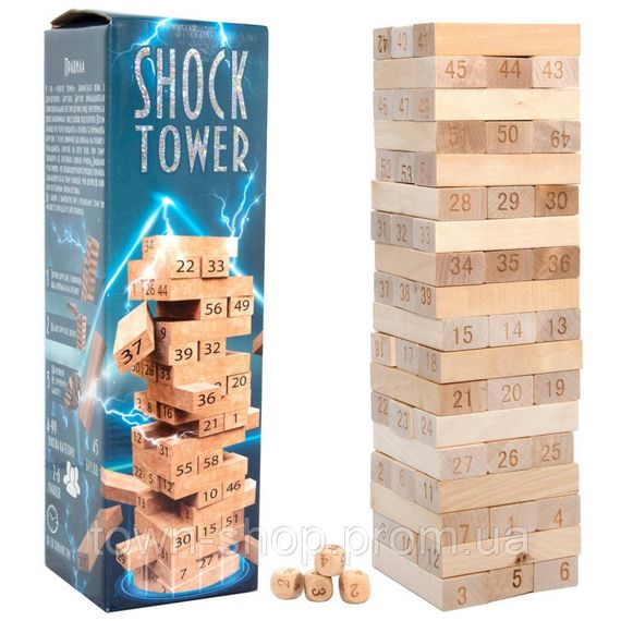 Настольная игра "Shock Tower" 30858, 45 брусков | Зображення 1