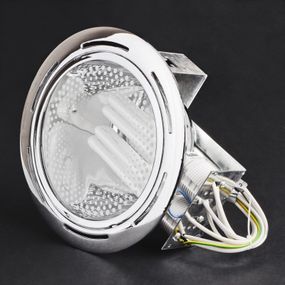 Світильник Downlight стельовий вбудований DL-01 CH/2x26W Brille 166013