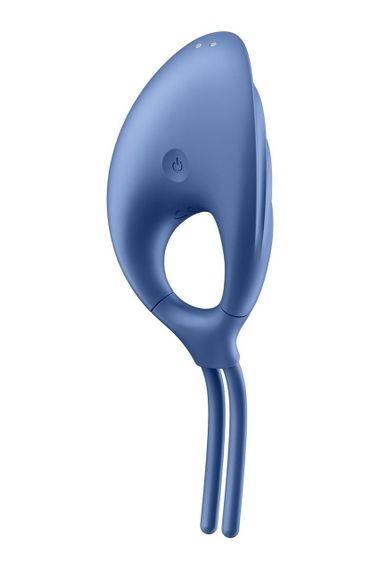 Эрекционное виброкольцо лассо Satisfyer Swordsman Blue, крепкая фиксация, 10 режимов, мощный мотор sexstyle | Зображення 1