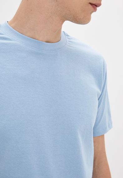 Футболка чоловіча базова блакитний, 3XL | Зображення 2
