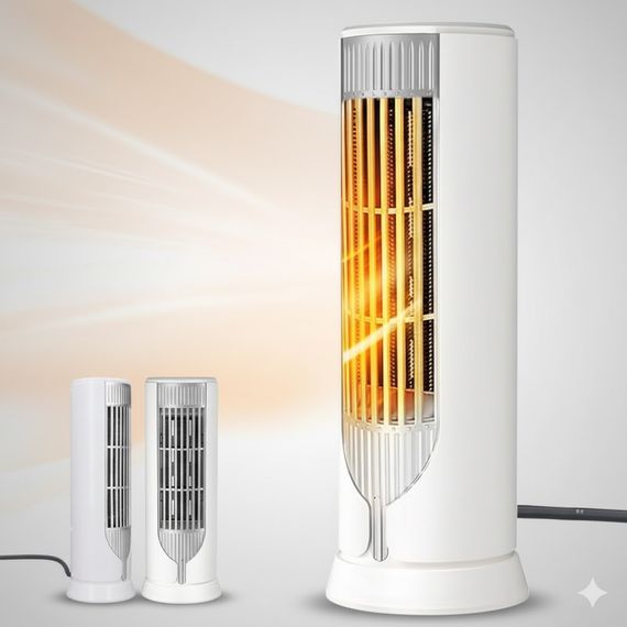 Тепловентилятор керамічний Lasko FH500 1200 Вт, кімнатний електрообігрівач дуйка для дому та офісу, захист від перегрівання | Зображення 1