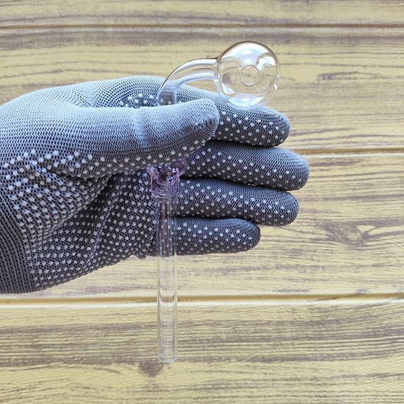 Стеклянная трубка Skull Turn Oil Pink | Зображення 2