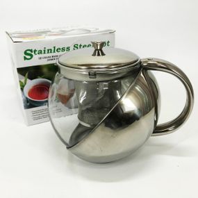 Заварник UNIQUE UN-1164 1.10 л, Чайник заварювальний скляний якісний на кухню, Гарний заварник