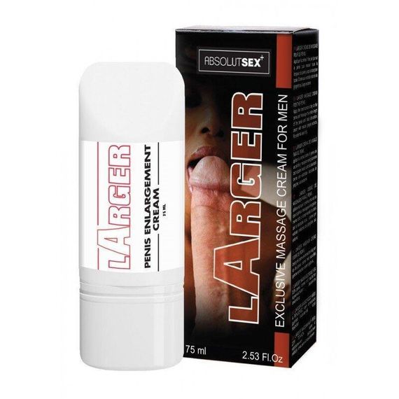 Крем для збільшення пеніса LARGER, 75 ml Sex Aura | Зображення 1