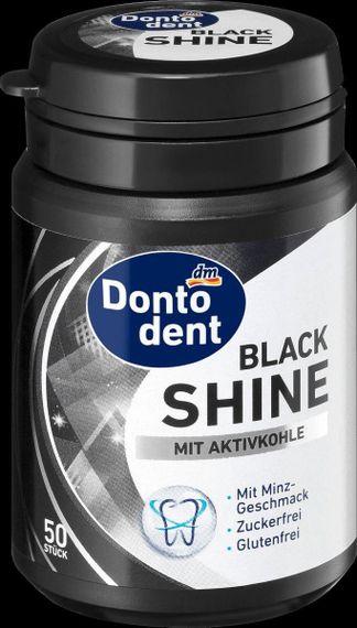 Dontodent Жувальна гумка для догляду за зубами з активованим вугіллям, 50 шт. | Зображення 1