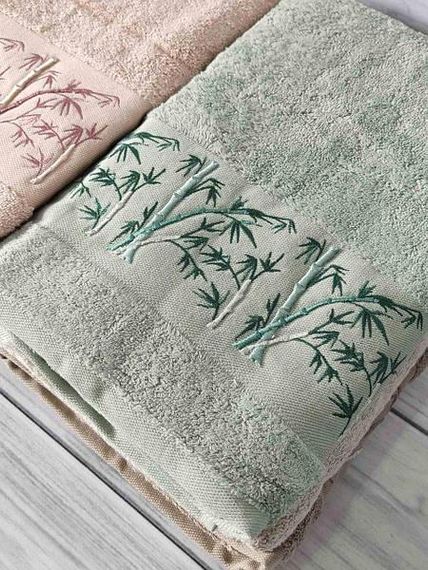 Полотенца Pupilla Janet kamis 70х140см Бамбук набор 6шт