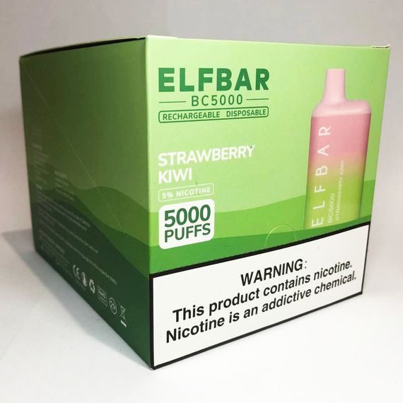 Elf Bar BC5000 смак Полуниця Ківі (Strawberry Kiwi) | Зображення 3